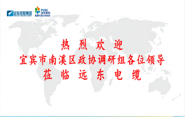 南溪區(qū)政協(xié)黨組書(shū)記、主席余水情率隊(duì)蒞臨遠(yuǎn)東電纜宜賓參觀調(diào)研